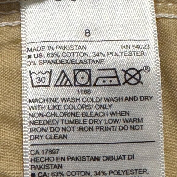 Women’s Old Navy Rockstar Winter White Jeans – Size 8 – Mid Rise – Tapered Leg - Picture 6 of 6